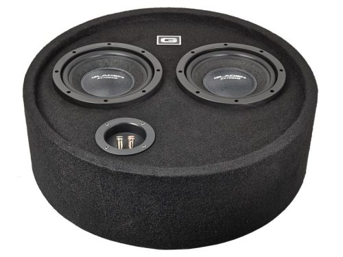 Gladen Audio RS 08 Round Box DUAL subwoofer zárt ládában