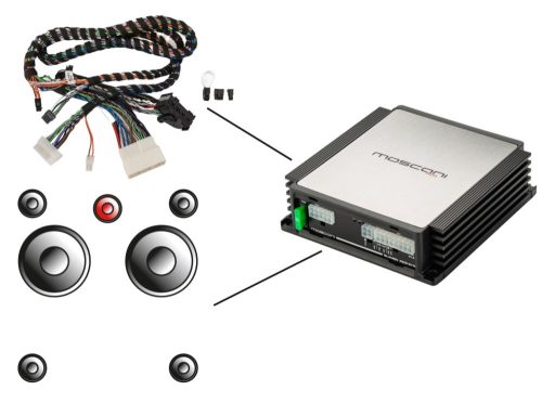 Gladen BMW Plug and Play hangrendszer G modellekhez gyári RAM egységgel GA-SU-BM-RAM-C