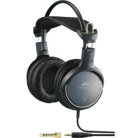   JVC HA-RX700 zárt sztereó fejhallgató 50 mm-es meghajtókkal, 3,5 m-es kábellel és 6,3 mm-es adapterrel