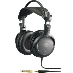   JVC HA-RX900 zárt sztereó fejhallgató 50 mm-es meghajtókkal és akusztikus lencsékkel, 3.5 m rézkábellel