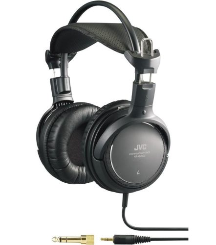 JVC HA-RX900 zárt sztereó fejhallgató 50 mm-es meghajtókkal és akusztikus lencsékkel, 3.5 m rézkábellel