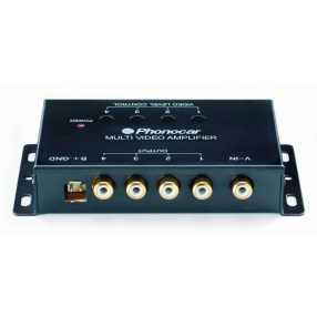   Phonocar VM251 Professzionális videójel elosztó és erősítő 1 bemenet, 4 állítható kimenet, szinkronizált megjelenítés