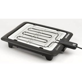   G3 Ferrari G10024 elektromos asztali barbecue grill 2000 W, rozsdamentes acél ráccsal, porcelán tálcával