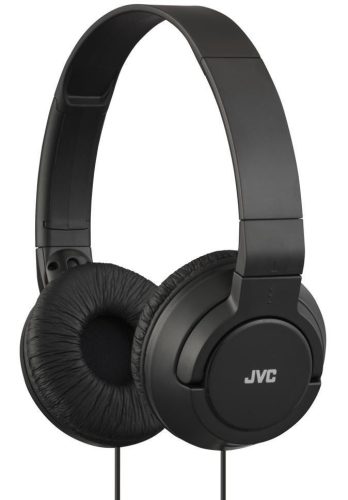 JVC HA-S180B összecsukható ultrakönnyű utcai fejhallgató, 30 mm neodímium meghajtó, fekete