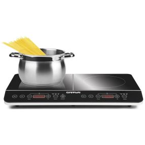   G3 Ferrari G10047 dupla indukciós főzőlap, 500-2000 W, érintőpanel, digitális kijelző, 8-26 cm edényhez