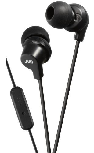 JVC HA-FR15B utcai fülhallgató headset funkcióval, fekete