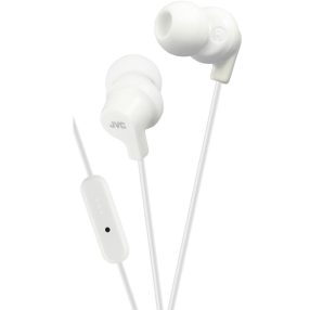   JVC HA-FR15W utcai fülhallgató headset funkcióval, fehér, 9mm neodímium meghajtóval, 1,2m kábellel