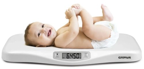 G3 Ferrari G30021 elektronikus babamérleg, 20 kg-ig, LCD kijelzővel, ergonomikus kialakítás