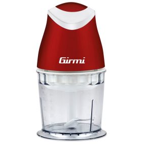   Girmi TR01 Professzionális aprító piros színben, 350W teljesítmény, 500 ml rozsdamentes acél pengékkel, kompakt konyhai élmény
