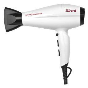   Girmi PH45 Professzionális fehér hajszárító, 1800-2200W, 2 sebesség fokozattal, 3 hőmérséklet beállítási lehetőséggel, hideg levegő funkcióval