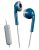 JVC HA-F19M-AH vezetékes fülhallgató 10,7 mm neodímium hangszóróval, kék/szürke, mikrofonnal