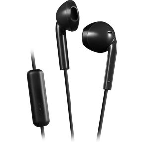   JVC HA-F17M-B utcai fülhallgató mikrofonnal, 10.7 mm hangszóró, fekete, 3.5 mm jack