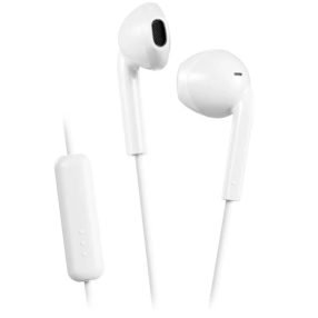   JVC HA-F17M-W utcai fülhallgató mikrofonnal, 10.7 mm hangszóró, fehér, iPhone kompatibilis