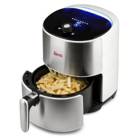   Girmi FG95 forrólevegős fritőz 3,2 literes kosárral, digitális kijelzővel és 8 programmal