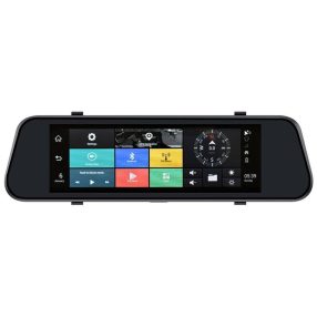   Phonocar VM495 Android alapú multimédiás visszapillantó tükör 9,7" érintőkijelzővel, első-hátsó kamerával, GPS, Wi-Fi, Bluetooth