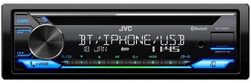 JVC KD-T922BT autórádió USB bemenettel, Bluetooth kapcsolattal és CD lejátszóval
