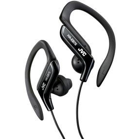   JVC HA-EB75-BNU sportoláshoz fejlesztett fülklipszes utcai fülhallgató, 13,5 mm neodímium, fekete