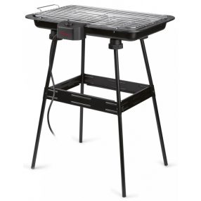   Girmi BQ21 elektromos barbecue grillsütő állvánnyal, 2200W, 51x30 cm sütőfelület