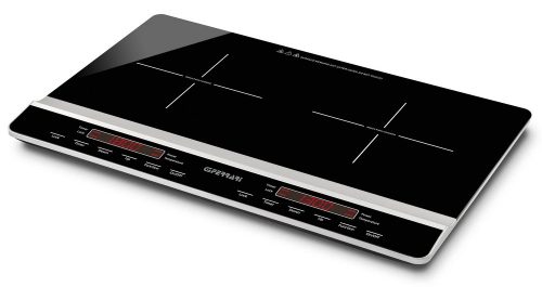 G3 Ferrari G10138 dupla indukciós főzőlap 1300W/1800W digitális kijelzővel, 12–26 cm-es edényekhez