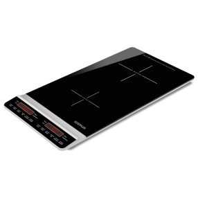   G3 Ferrari G10139 dupla indukciós főzőlap 1300 W / 1800 W érintőgombos vezérléssel, 12–26 cm edényhez