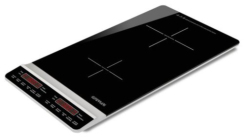 G3 Ferrari G10139 dupla indukciós főzőlap 1300 W / 1800 W érintőgombos vezérléssel, 12–26 cm edényhez