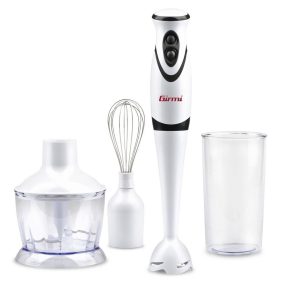   Girmi MX15 botmixer készlet 200 W rozsdamentes acél pengékkel, tartozék habverő és aprító, 1,2 kg