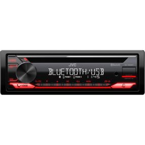   JVC KD-T822BT autórádió Bluetooth, USB, CD lejátszás, 4 x 50 W, kormány-távvezérlő előkészítés