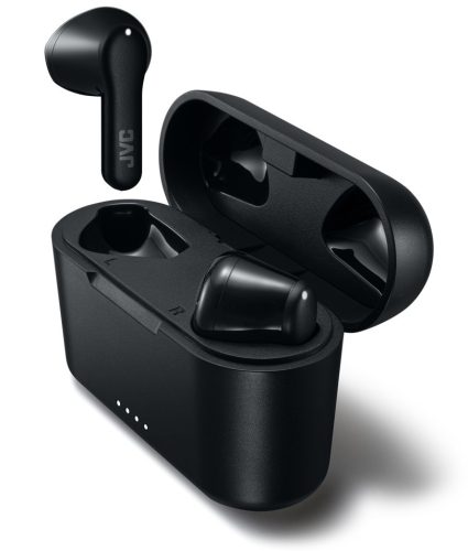JVC HA-A3T-B Bluetooth fülhallgató fekete, vezeték nélküli, 7,5 óra üzemidő, IPX4, mikrofonos
