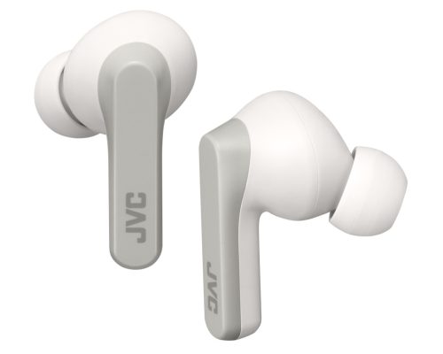 JVC HA-A9T-W vezeték nélküli Bluetooth fülhallgató fehér, IPX5, 30 óra üzemidő, mikrofon