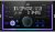 JVC KW-X850BT 2 DIN Bluetooth autórádió változtatható gombvilágítással és külső mikrofonnal