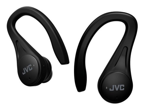 JVC HA-EC25T-B-U sportos Bluetooth fülhallgató, 30 óra üzemidő, IPX5, Pivot & Slide Motion Fit, fekete