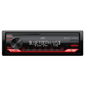   JVC KD-X282BT autórádió Bluetooth-tal, USB-vel, FLAC támogatással és rövid beépítési mélységgel
