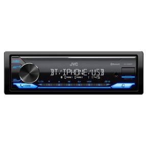   JVC KD-X382BT autórádió Bluetooth-tal, FLAC támogatással és rövid beépítési mélységgel