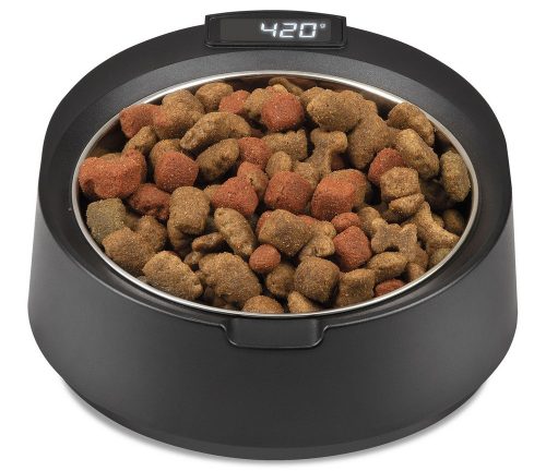 Girmi AD01 kutya, macska etetőtál és ételadagoló mérleg, 750 ml, rozsdamentes acél, digitális kijelző