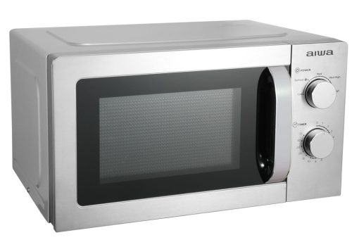 Aiwa MW-200SL NAMICOOK SILVER20 Rozsdamentes acél mikrohullámú sütő, 20 liter