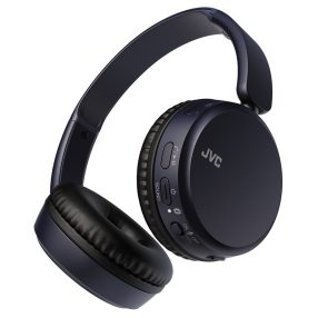   JVC HA-S36W-A-U könnyű, összecsukható Bluetooth 5.2 fejhallgató, 35 órás üzemidő, multipoint, 30 mm-es ferrit hangszóró, kék