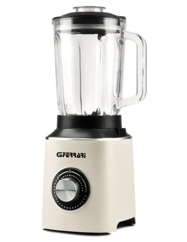 G3 Ferrari G20122 Superbo Professzionális turmixgép 600W, 1.5L üvegkancsóval, jégdaráló funkció, krém színben
