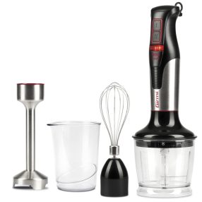   Girmi MX39 3 az 1-ben mixer készlet 800W botmixer, habverő és aprító, rozsdamentes acél tartály
