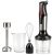 Girmi MX39 3 az 1-ben mixer készlet 800W botmixer, habverő és aprító, rozsdamentes acél tartály