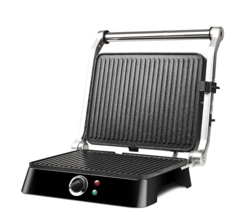 Girmi BS44 PETRAVERA Nagy teljesítményű kontaktgrill speciális Petravera bevonattal, 1400W