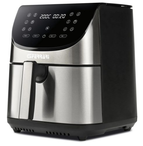 G3 Ferrari G10176 FRIGGISANO XXL forrólevegős sütő 1700 W teljesítmény, 8 literes kapacitás, digitális kijelző, 12 program