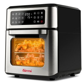   Girmi FG97 GenioPiú forrólevegős sütő 12 literes digitális kijelzővel, 12 programmal és extra tartozékokkal