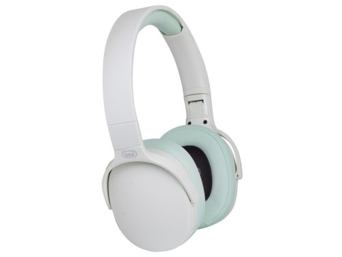 Trevi DJ 12E45 BT ZÖLD Digitális sztereó Bluetooth DJ fejhallgató, beépített médialejátszóval és FM rádióval