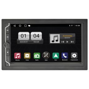   Phonocar VM003 2 DIN autós multimédia lejátszó Android 12, WiFi, Bluetooth, 6.75" érintőkijelzővel