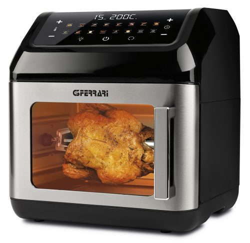 G3 Ferrari G10187 multifunkciós forrólevegős sütő, 13L kapacitás, 1700W teljesítmény, 16 programmal
