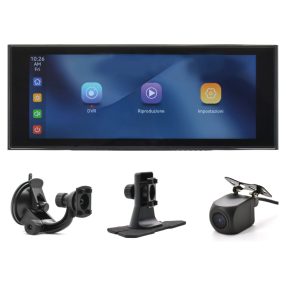   Phonocar VM324 menetrögzítő kamera 6,86” érintőkijelzővel, hátsó tolatókamerával, 1080p felvétellel, többféle rögzítési lehetőséggel