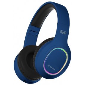   Trevi DJ 12E60 BT vezeték nélküli fejhallgató Bluetooth 5.3, Micro SD, AUX, kék színű