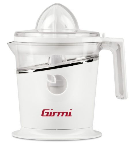Girmi SR04 gyümölcs facsaró 25 W teljesítménnyel, 800 ml kapacitással, két cserélhető préskúppal