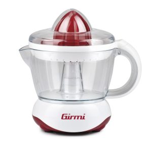   Girmi SR02 piros gyümölcsfacsaró 25 W, 700 ml, két cserélhető préskúppal, automatikus nyomásos működés