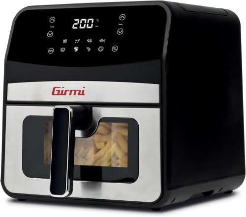 Girmi FG85 forrólevegős sütő 6,5 literes digitális kijelzővel, 8 program, 1600-1800W, tapadásmentes tartály